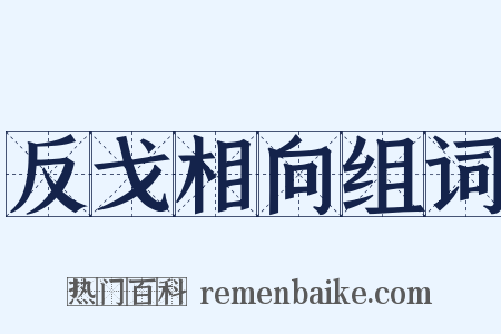 反戈相向组词是什么意思的图片